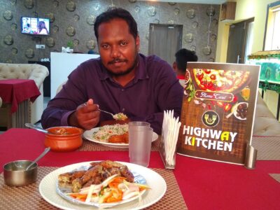 Highway Kitchen by tribal entrepreneurs Lakhan Lakra and Akash Tigga.