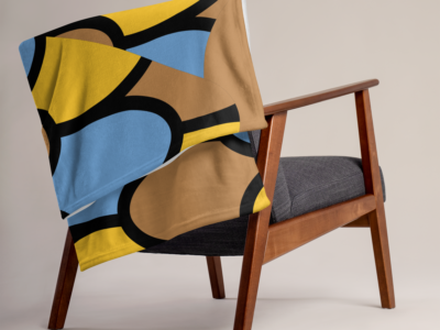 colorful large size blankets with pattern print multicolor